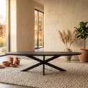 Eettafel Brandy Black | 300 cm | Ovaal - Starfurn