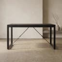Eettafel Britt Zwart 140 - Benoa