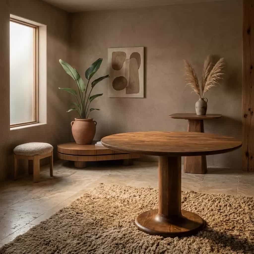Eettafel Coco 130x77 cm - lichtbruin
