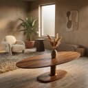 Eettafel Coco 300x110 cm - lichtbruin - Eleonora