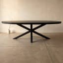 Eettafel Denver Black | 160 cm | Ovaal - Starfurn