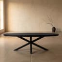 Eettafel Denver Black | 300 cm | Ovaal - Starfurn