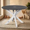 Eettafel Madison Brown | 150 cm | Poot Black - Starfurn