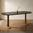 Eettafel Revelin black/gold 200 - Richmond Interiors