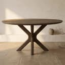 Eettafel Tycho 150x77 cm - lichtbruin - Eleonora