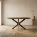 Eettafel Tycho 160x110 cm - lichtbruin - Eleonora