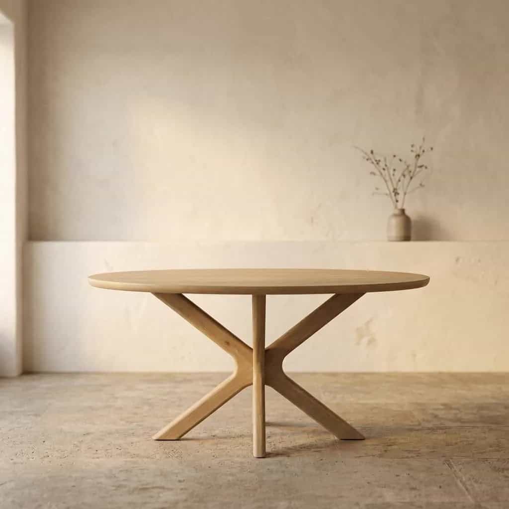 Eettafel Tycho 160x110 cm - naturel