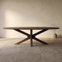 Eettafel Tycho 260x110 cm - lichtbruin - Eleonora
