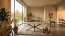 Eiken eettafel Ferris | Deens Ovaal 280 cm | Naturel | Poot Sand - Starfurn