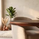 Eiken eettafel Ferris | Ovaal 210 cm | Brown - Starfurn