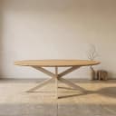 Eiken eettafel Ferris | Ovaal 210 cm | Naturel | Poot Sand - Starfurn