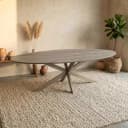 Eiken eettafel Ferris | Ovaal 240 cm | Naturel | Poot Sand - Starfurn