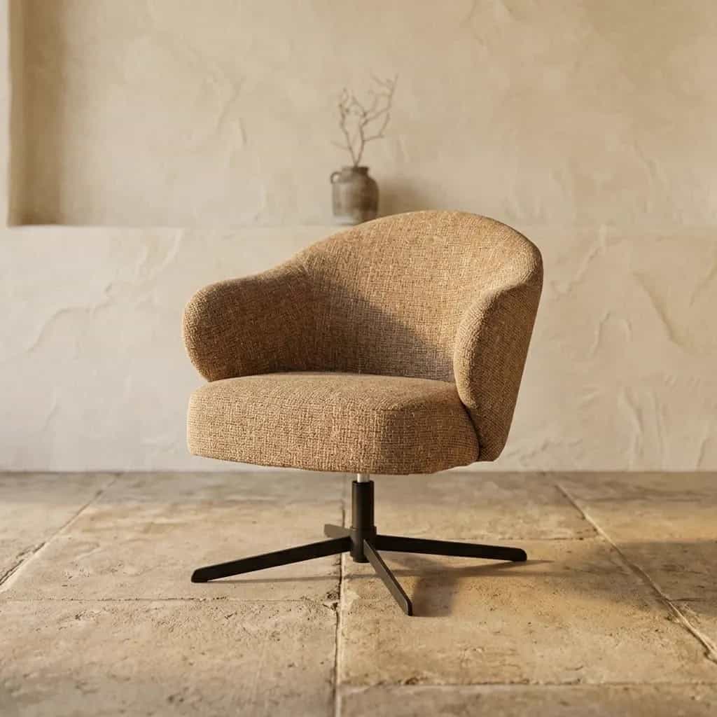 Fauteuil Connor - mosterd Donna