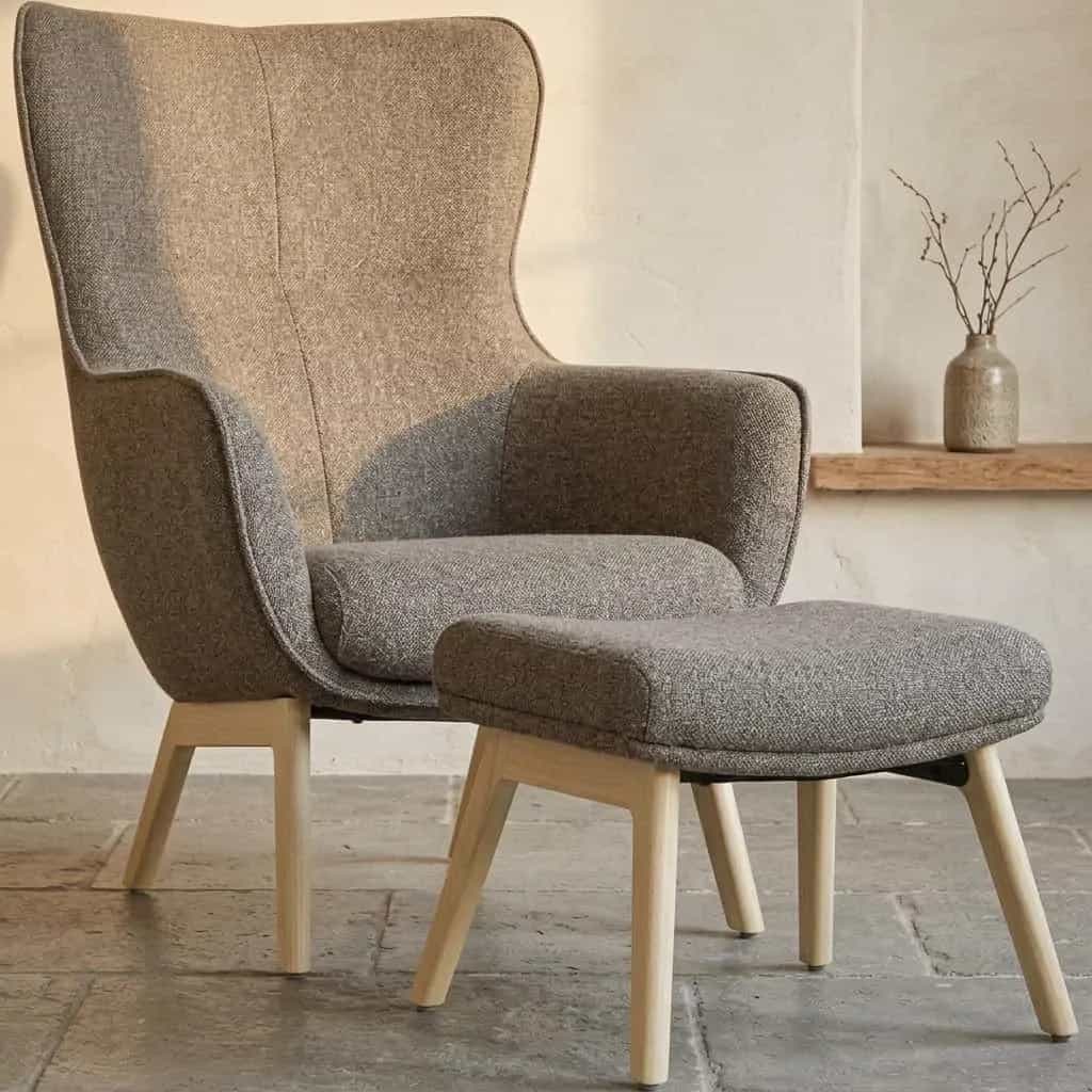 Fauteuil Flip met hocker