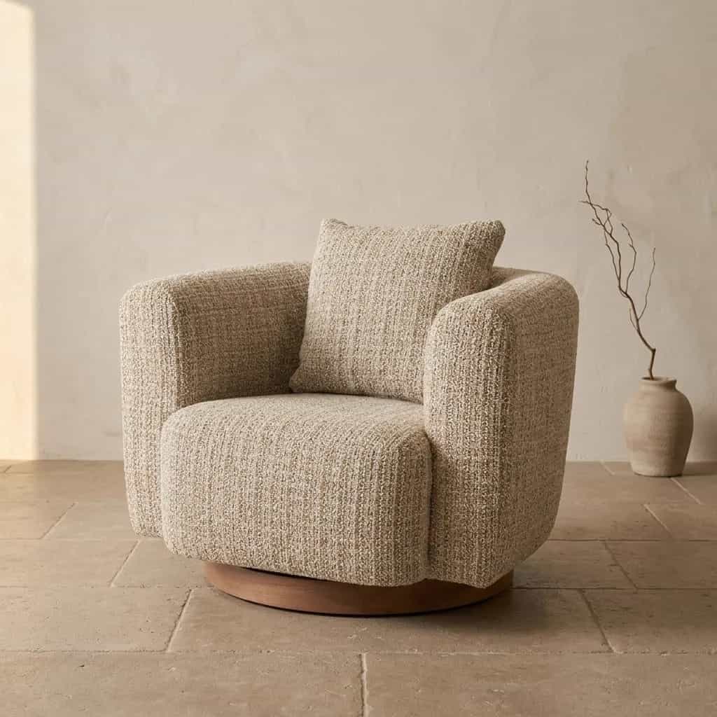 Fauteuil Jordan Taupe Asti