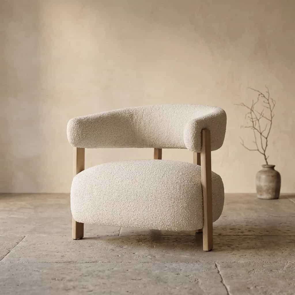 Fauteuil Lola - beige Hush
