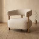 Fauteuil Lola - taupe Hush - Eleonora