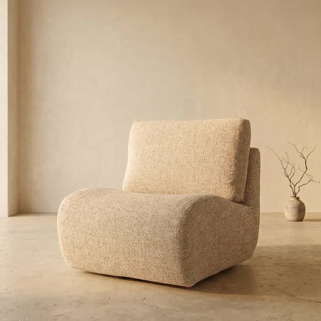 Fauteuil Lucia Taupe Donna