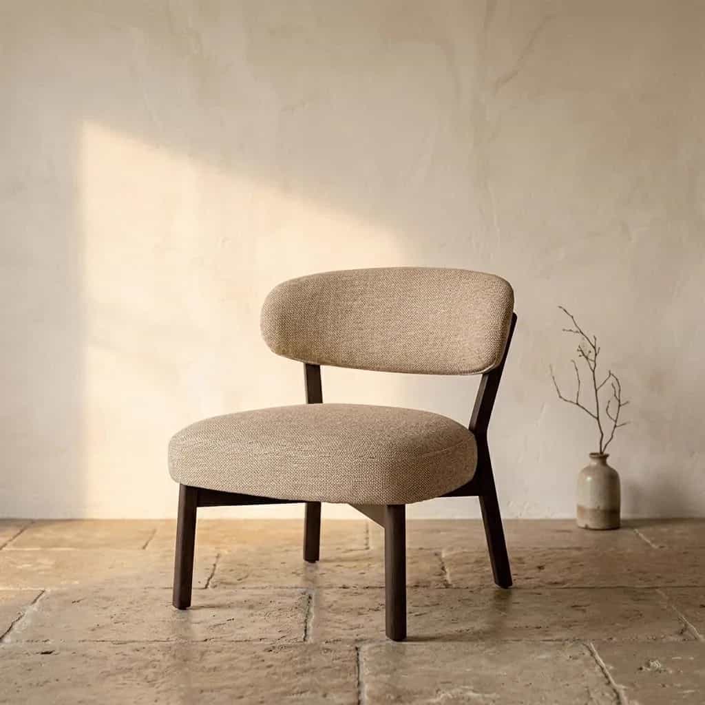 Fauteuil Mikky bruin - taupe Moon