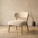 Fauteuil Mikky naturel - beige Moon - Eleonora
