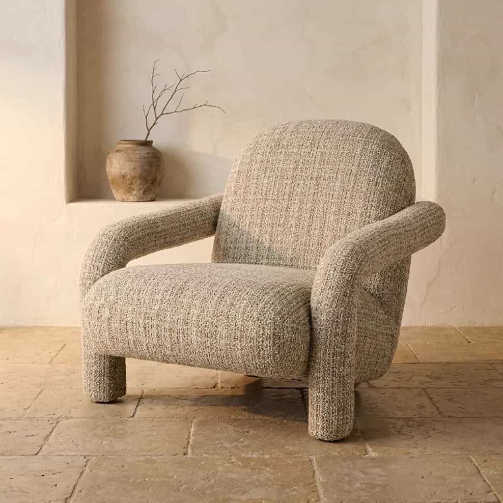Fauteuil Monica - taupe Asti