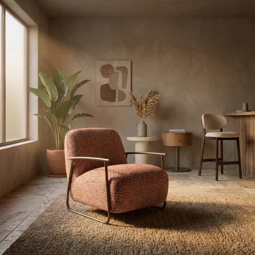 Fauteuil Norel rood Vive