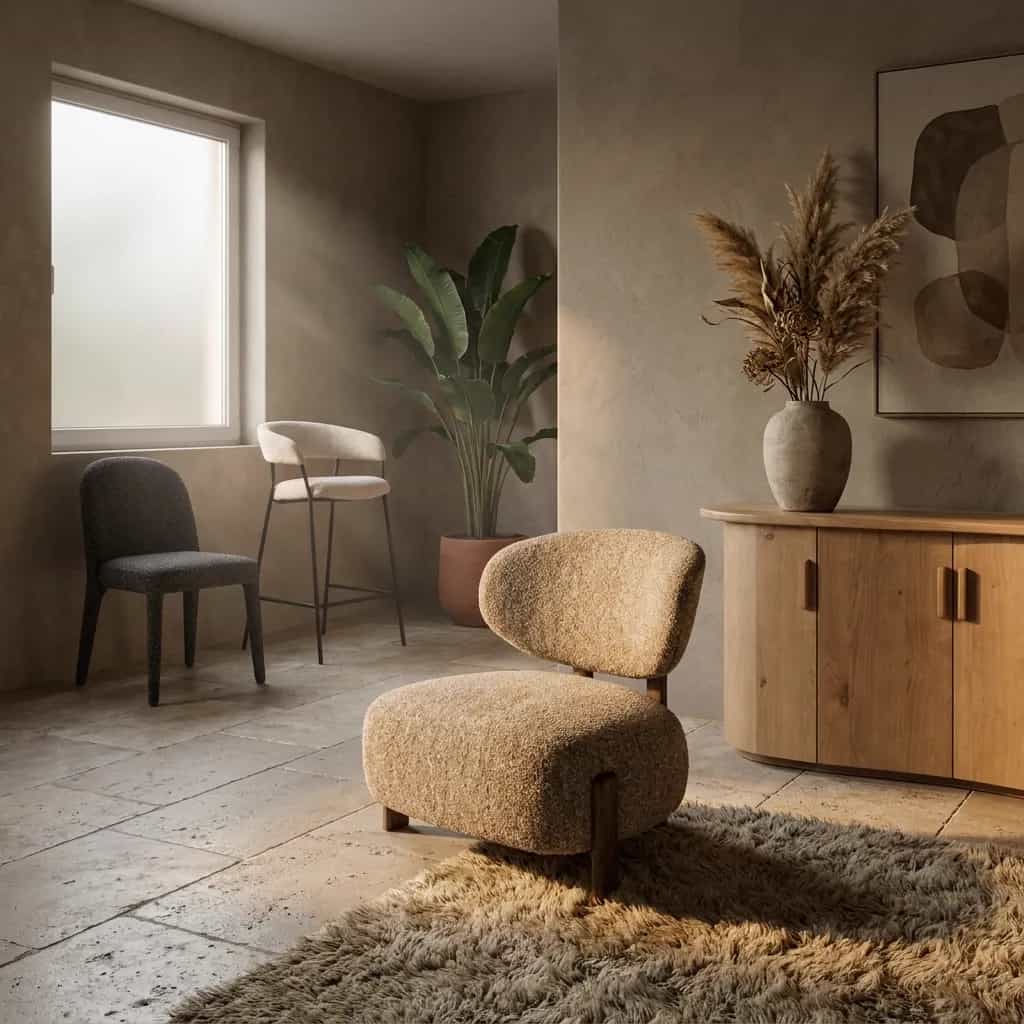 Fauteuil Reza bruin - taupe Bay