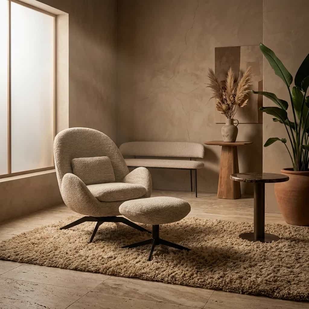 Fauteuil Ryan - beige Zora