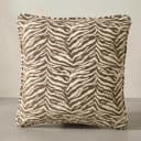 Kussen Tigra 45x45 cm - bruin - By-Boo