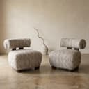 Lounge stoel Arabella greige coco - Richmond Interiors