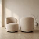 Lounge stoel Jackie lovely cream swivel kids - Richmond Interiors