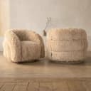 Lounge stoel Lenny yakety sand swivel kids - Richmond Interiors