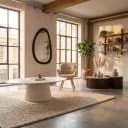 Ovale eettafel Solana Zand Mangohout 240 cm - Starfurn