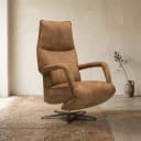 Relaxfauteuil Ipanema, Africa leder Walnut - Het Anker