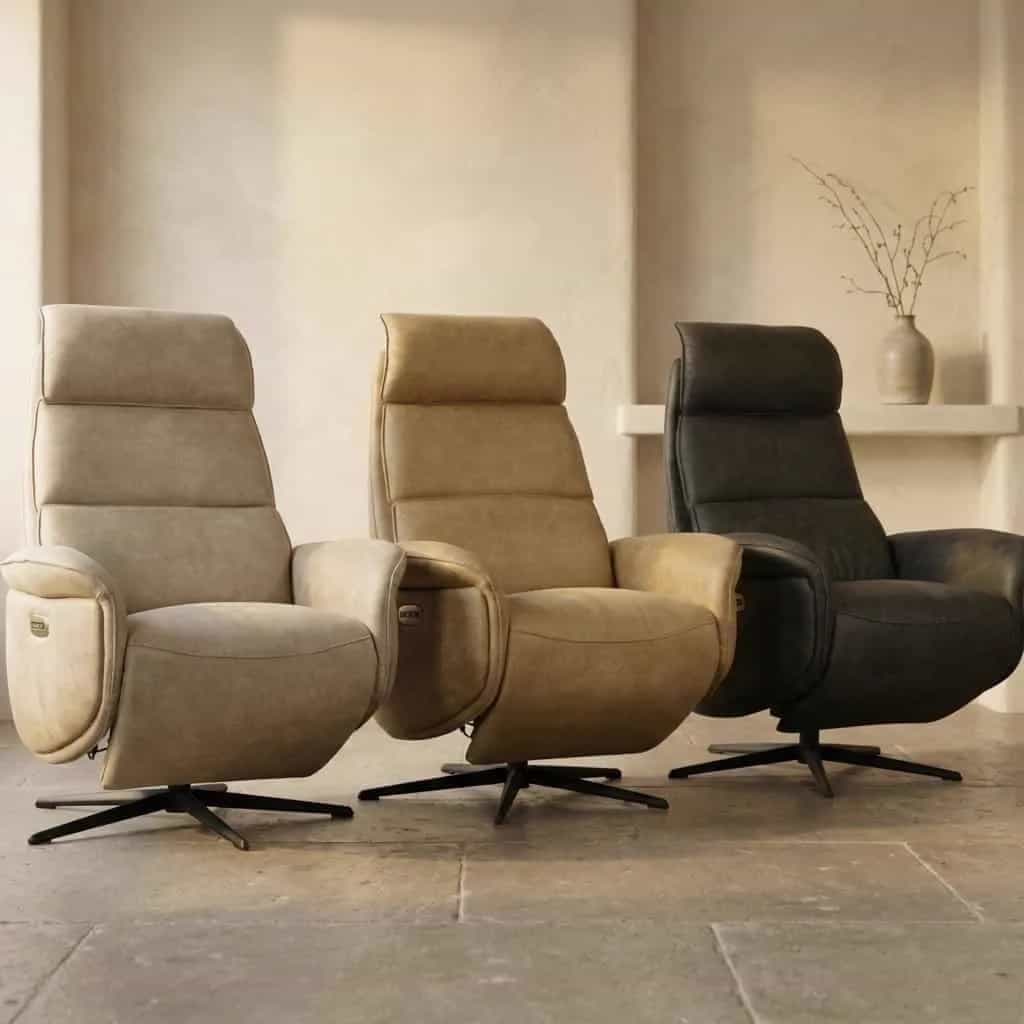 Relaxfauteuil Teye Bull Ecoleder