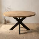 Ronde eettafel Dakota Naturel Mangohout 140 cm - Starfurn