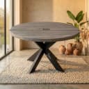 Ronde eettafel Dakota Naturel Mangohout 140 cm - Starfurn