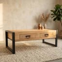 Ronde eettafel Dakota Naturel Mangohout 150 cm - Starfurn