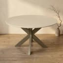 Ronde eettafel Madison Zand Mangohout 130 cm - Starfurn