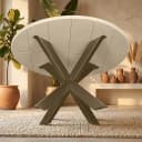 Ronde eettafel Madison Zand Mangohout 130 cm - Starfurn