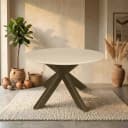 Ronde eettafel Madison Zand Mangohout 150 cm - Starfurn