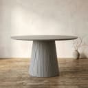 Ronde eettafel Solana Taupe Mangohout 150 cm - Starfurn