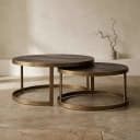 Salontafel Blackbone Brass black rustic (Set of 2) - Richmond Interiors