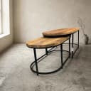Salontafelset Alfa mangohout - Mokana Furniture