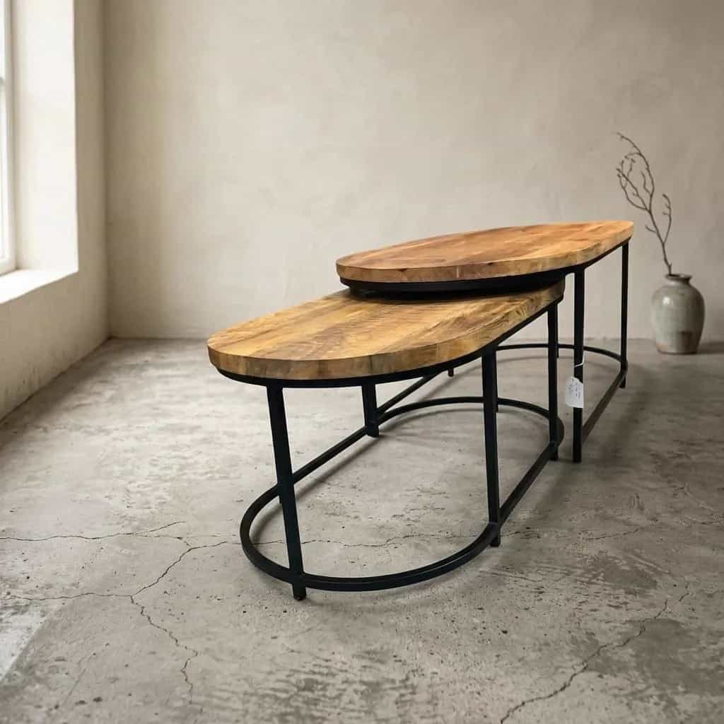 Salontafelset Alfa mangohout