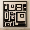 Wall art Shanita black/white - Richmond Interiors