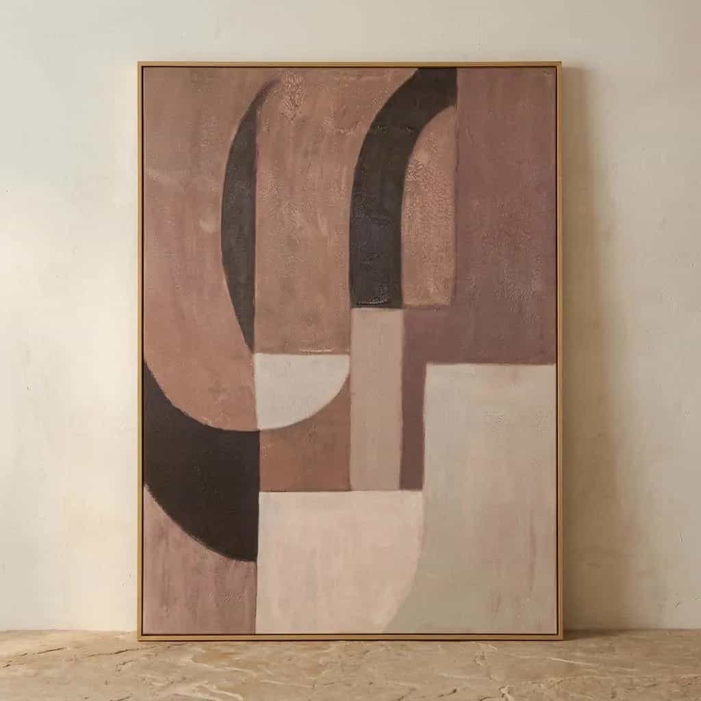 Wall art Tatu right brown