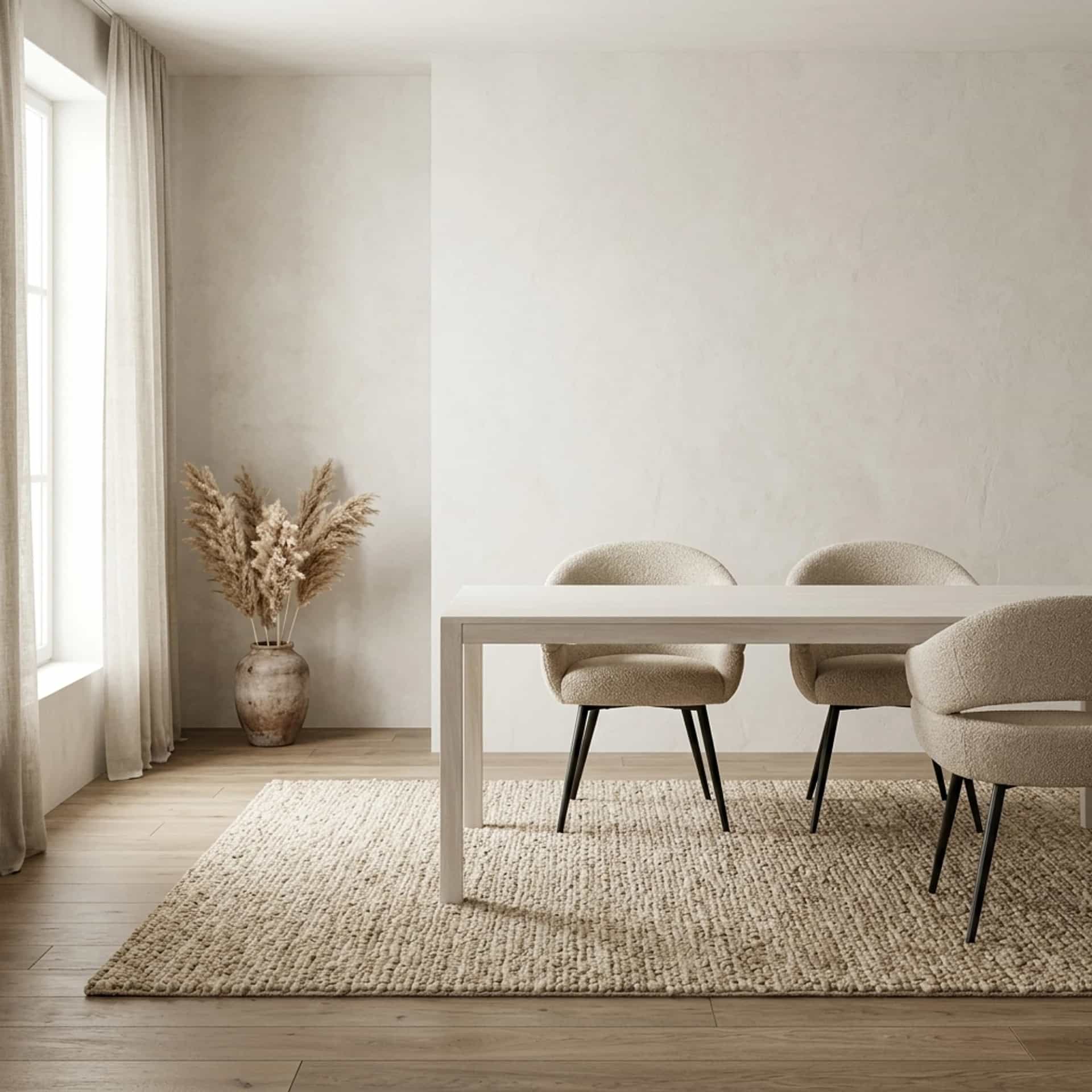 Amalfi Eetkamertafel white wash 200 cm