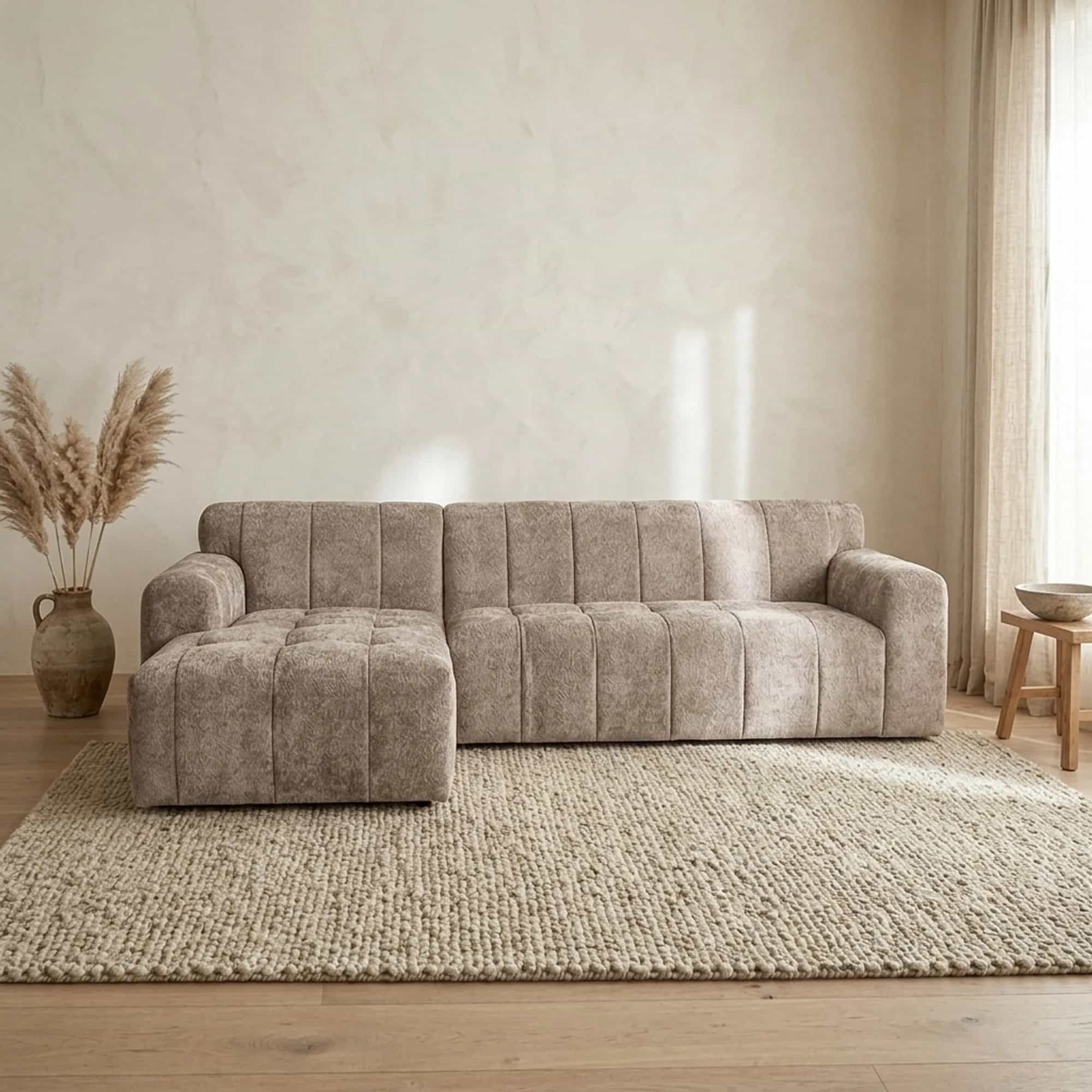 Austin 2 5-AR + Chaise L - Haga 39 cappuccino