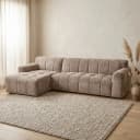 Austin 2 5-AR + Chaise L - Haga 39 cappuccino - Tower Living